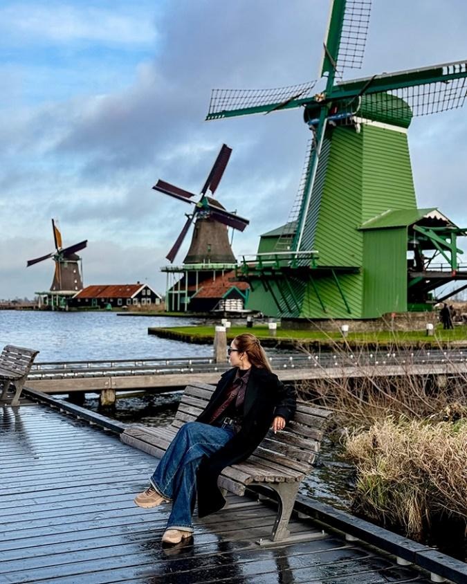 Làng Zaanse Schans châu Âu - Bức tranh Hà Lan cổ kính sống động
